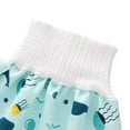 thumbnail image 5 of 1/2/6-Pack Waterproof Cotton Diaper Pants Night Leakproof Baby Training Pants Breathable Washable Potty Training Diaper Pants for Newborn Infant Toddler Kids Boys Girls 0-12 Years, 5 of 9