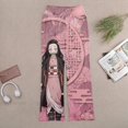 thumbnail image 6 of Demon Slayer Nezuko Women's Wide Leg Yoga Pant Comfy Loose Sweatpants High Waist Lounge Casual Athletic Pant Workout Joggers Pant, 6 of 8