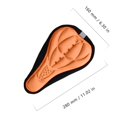 thumbnail image 3 of Funda para asiento de sillín de bicicleta Cojín cómodo para bicicleta de carretera de montaña naranja FLhrweasw  Nuevo, 3 of 3