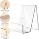 thumbnail image 3 of Promotion!Maojin Soporte de acrílico para libros, caballete transparente para exhibición, pegatina para postal, 4 Uds., 3 of 4