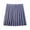 Dark Purple, variant on Women's Casual Pleated Skirt Versatile Mini Skirt for Daily Wear Work Study Party Dance with Color Block Design Table Skirt