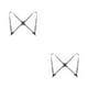 thumbnail image 2 of Qarigey Poliéster Unisex Brace Adultos de moda Portátil Elegante Color sólido Tirantes traseros ajustables con 2 clips Gris Gris 2piezas, 2 of 6