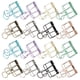 thumbnail image 4 of 16 piezas Clips de alambre de papel de carpeta hueca Clips de carpeta de cola larga Clip de papel Herramienta decorativa de oficina(M) Ecomeon no, 4 of 6