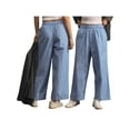 thumbnail image 3 of nvzhuang Women Pajama Pants, Elastic Waist Striped Pants Loose Casual Lounge Pants Sleepwear, 3 of 9