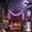 Purple, variant on 79 Inch Halloween String Lights, Spooky Orange Purple LED Chain Light, Remote Control Outdoor Indoor Holiday Decor, Weatherproof Porch Yard Ornament