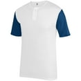 thumbnail image 2 of Augusta Sportswear XL Badge Jersey White/Navy 376, 2 of 2