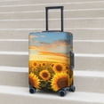 thumbnail image 6 of Vsdgher Beautiful Golden Sunflower Field Luggage Cover Suitcase Cover Protector Anti-scratch Suitcase cover Fits 18-32 Inch Luggage(No luggage included)-Large, 6 of 7