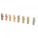 thumbnail image 4 of Pinzas para la ropa, 50 piezas Mini tamaño 35*7mm Clips de madera Clips de madera natural calidad superior, 4 of 9