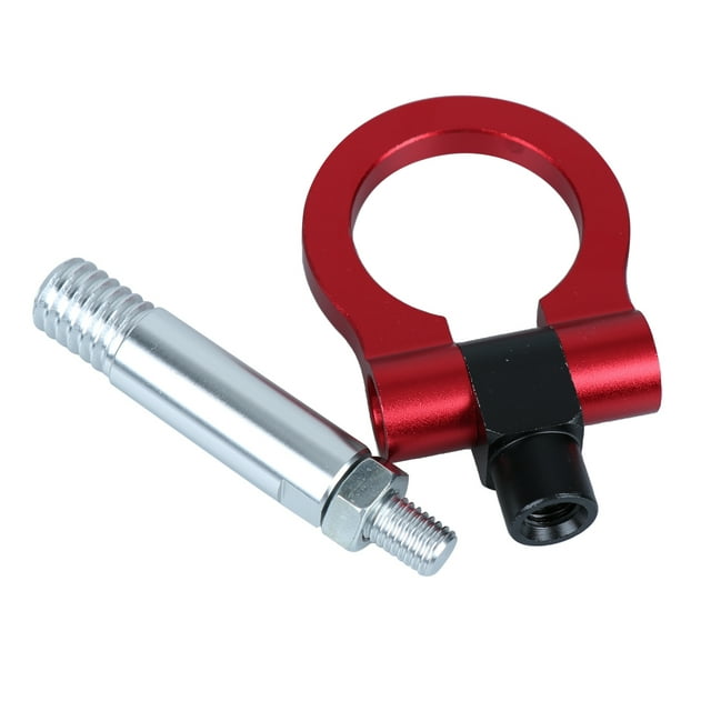 Car Modified Trailer Hook for Car Dedicated Front Bumper Trailer Hook Towing Hook Racing Trailer Ring for F55/F56/R60/R61 (Red)