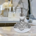thumbnail image 2 of Decozen Gifts for Mom - Premium Frosted Glass Lotion Dispenser for Mother's Day Gifts, Bathroom Decor, Soap Dispenser, Glass Pump Bottle, Liquid Hand Soap Bottle - Mothers Day Decor, 2 of 9