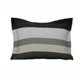 thumbnail image 6 of Rugby Stripe Bed-in-a-Bag Set - Grey - Full, 6 of 11