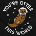 thumbnail image 2 of Otter This World Adorable Animal Unisex Fleece Graphic Zip Up Hoodie Brisco Brands 5X, 2 of 3