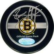 Brian Leetch Hand-Signed Boston Bruins Puck
