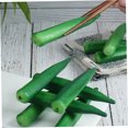 thumbnail image 4 of Minkissy 10Pcs Simulation Vegetable Models Artificial Okra Green Realistic Shape Educational Use Home Decoration, 4 of 8