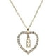 thumbnail image 1 of Gargantilla Con Colgante De Corazón Iniciales De Nombre De Moda/Collar De Amor De Circón 26 Letras/Cadena Accesorios De Joyería Gao Jiahui unisex, 1 of 2