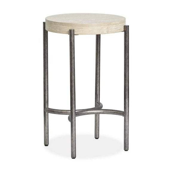 Magnussen Home Jennings Nickel Round Accent Table