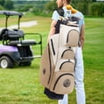 thumbnail image 6 of Sturdum T-Lock Golf Cart Bag, 14-Way Full-Length Divider Golf Bag with Rigid Inner Shell, Quiet Club Organization System, Ergonomic Padded Strap & Rain Cover, 6 of 6