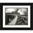 thumbnail image 1 of Uicker, Ralf 14x12 Black Ornate Wood Framed with Double Matting Museum Art Print Titled - Paris Eiffel IV, 1 of 4