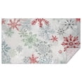 thumbnail image 1 of Holiday Christmas Rectangle Tablecloths Colorful Snowflake Table Clothes 60x102inch Polyester Waterproof and Reusable Tableclothes for Dining Kitchen Parties Weddings and Outdoor Use, 1 of 5