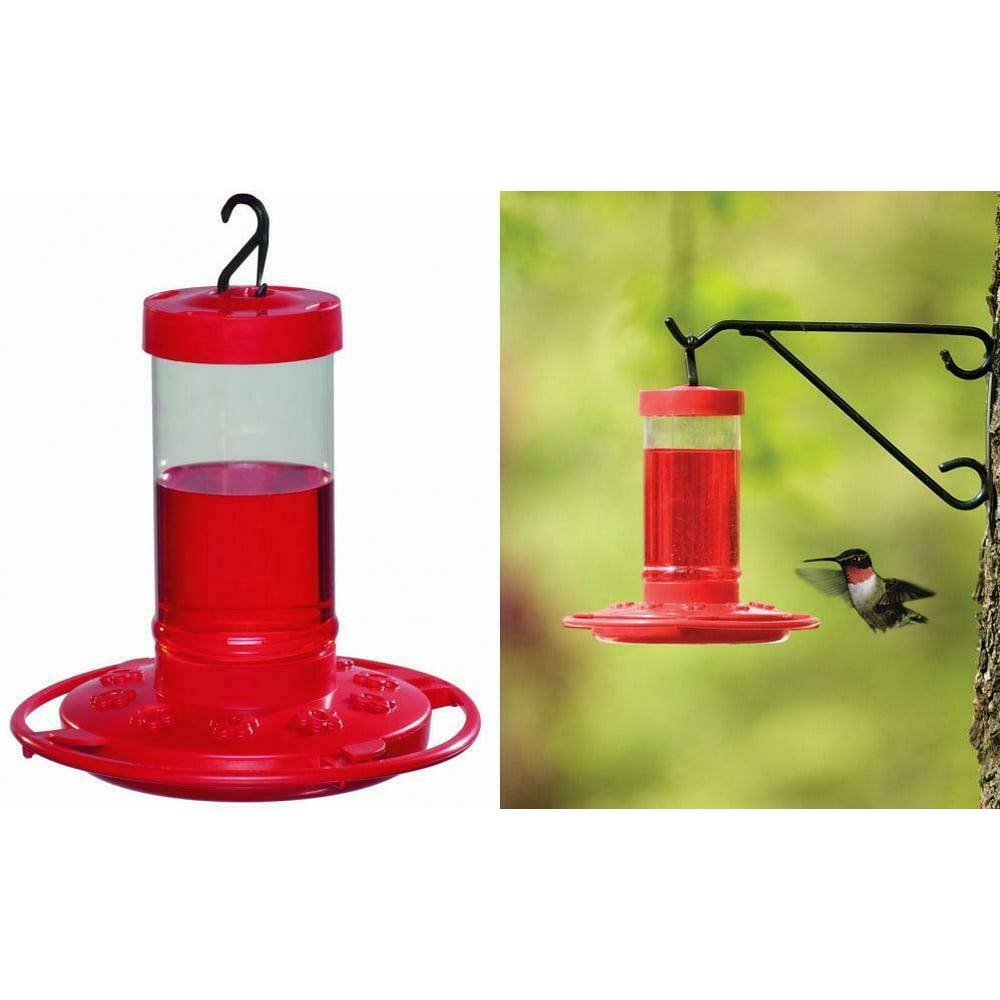 First Nature 993051546 16 oz. Hummingbird Feeder, Red 1 Pack
