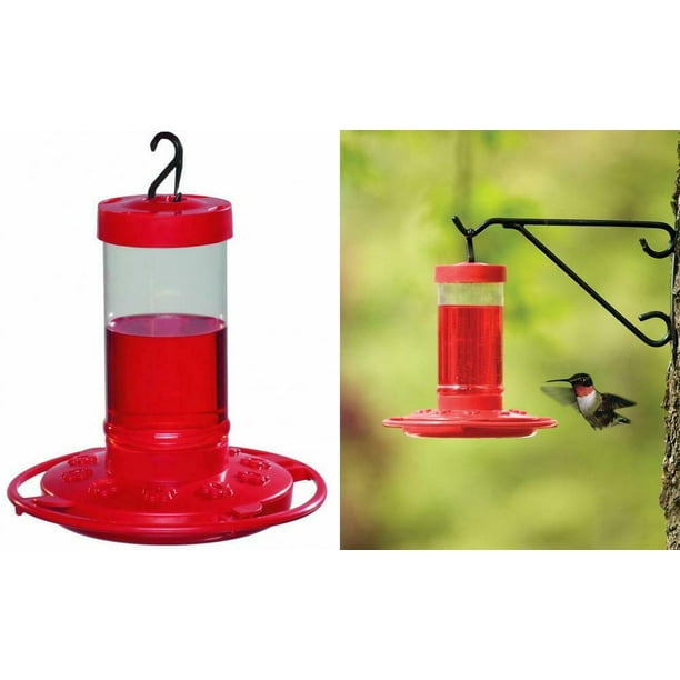 First Nature 993051546 16 oz. Hummingbird Feeder, Red 1 Pack