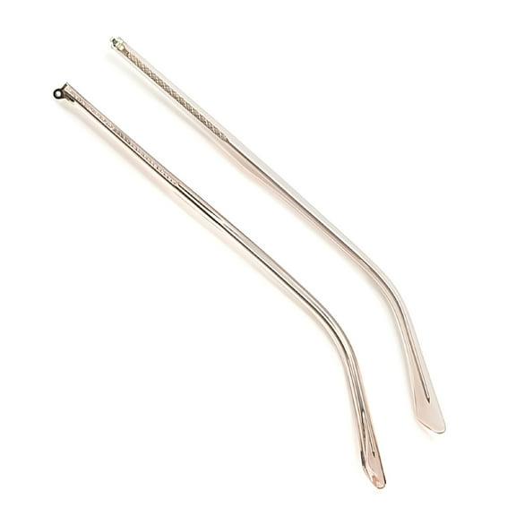 GJX 2026 New 1 Pair Glasses Arms Eyeglass Nose Pads Eyewear Accessories Glasses Repair Kit Metal Anti-Slip Glasses Replacement Leg Sunglasses Arm Ear Hook