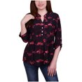 thumbnail image 1 of NY Collection Blouse à Enfiler pour Femmes, Violet, Petite, PL, 1 of 1