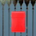 thumbnail image 5 of Baluue Red Wall Mounted Plastic Mailbox, Outdoor Mail Organizer, 1 Piece, 5 of 7