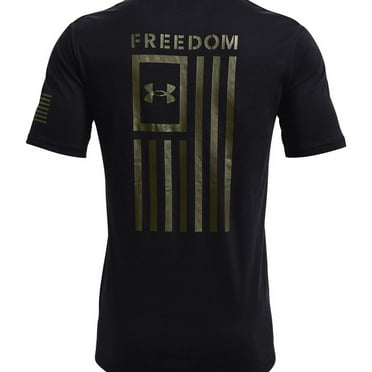 Under Armour 1370810004LG New Freedom Flag Black/Green Size LG Mens T-Shirt