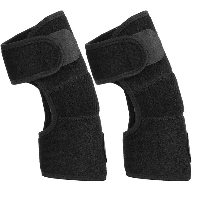 Spptty OK Cloth Elbow Protector Guard Pads Brace Support Sleeve for Sports Exercise Fitness