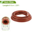 thumbnail image 4 of Unique Bargains 20Ft 1/2" 12mm ID 3.5mm Thickness Silicone Vacuum Hose for Air and Water Red, 4 of 6