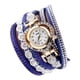 thumbnail image 4 of Reloj de pulsera Sunnimix de cristal para mujer Azul, 4 of 6