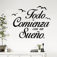 thumbnail image 2 of Removable Art Vinyl Mural Home Room Decor Wall Stickers, 2 of 3
