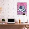 thumbnail image 2 of Stupell Industries Be the Change Quote over Purple Tie Dye Designed by Loni Harris, 2 of 6