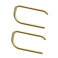 thumbnail image 3 of Aretes Hugo Mini Barra Dorado, 3 of 10