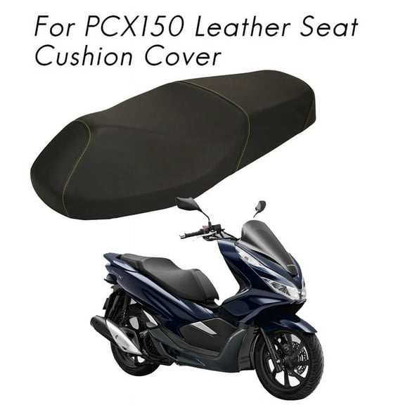 Motorcycle Leather Seat Cover Case for PCX150 150,1 * Motorcycle Leather Seat Cover,black