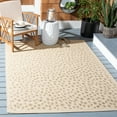 thumbnail image 2 of Safavieh Courtyard Camille Spotted Indoor/Outdoor Area Rug, Beige/Gold, 5'3" x 7'7", 2 of 11