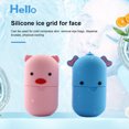 thumbnail image 4 of Qarigey Cuidado de la piel, bandeja para cubitos de hielo facial, masajeador Facial de silicona para contornear, masajeador de enfriamiento Tratamientos faciales azul tipo 2, 4 of 6