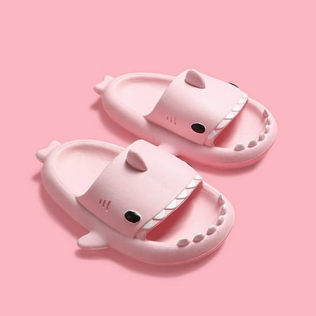 

Boys Girls And Children Cartoon Shark Soft Sandals And Sandals Slippers