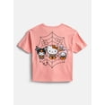 thumbnail image 2 of Hello Kitty and Friend’s Girl’s Boxy Halloween Crewneck Tee with Short Sleeves, Sizes 4-16, 2 of 8