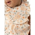 thumbnail image 3 of Modern Moments by Gerber Baby Girl Bubble Romper with Flutter Sleeves, Sizes 0/3 Months - 24 Months, 3 of 9