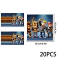 thumbnail image 4 of Roblox Birthday Party Decoration Set Banners Balloon Cake Toppers Swirls 100pcs, 4 of 15