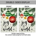 thumbnail image 5 of diyeu Merry Christmas Garden Flag 12x18 Inch Red Buffalo Plaid Xmas Tree Double Sided Outside Yard Outdoor Decorative Flag Winter Holiday Vertical Outdoor Farmhouse Decor Flag, 5 of 6