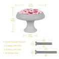 thumbnail image 5 of Valentine's Day Fluorescent Drawer Pulls: Round 4-Pack with Glow-in-the-Dark Knobs for Cabinets, Wardrobes, Dressers - Furniture Décor, 5 of 6