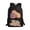 Black Capybara Print, variant on Fantasy Steam Train 17 Inch School Backpack for Kids, Large Capacity Bookbag with Padded Laptop Compartment, Side Mesh Pockets for Elementary Middle School Daily Use Travel