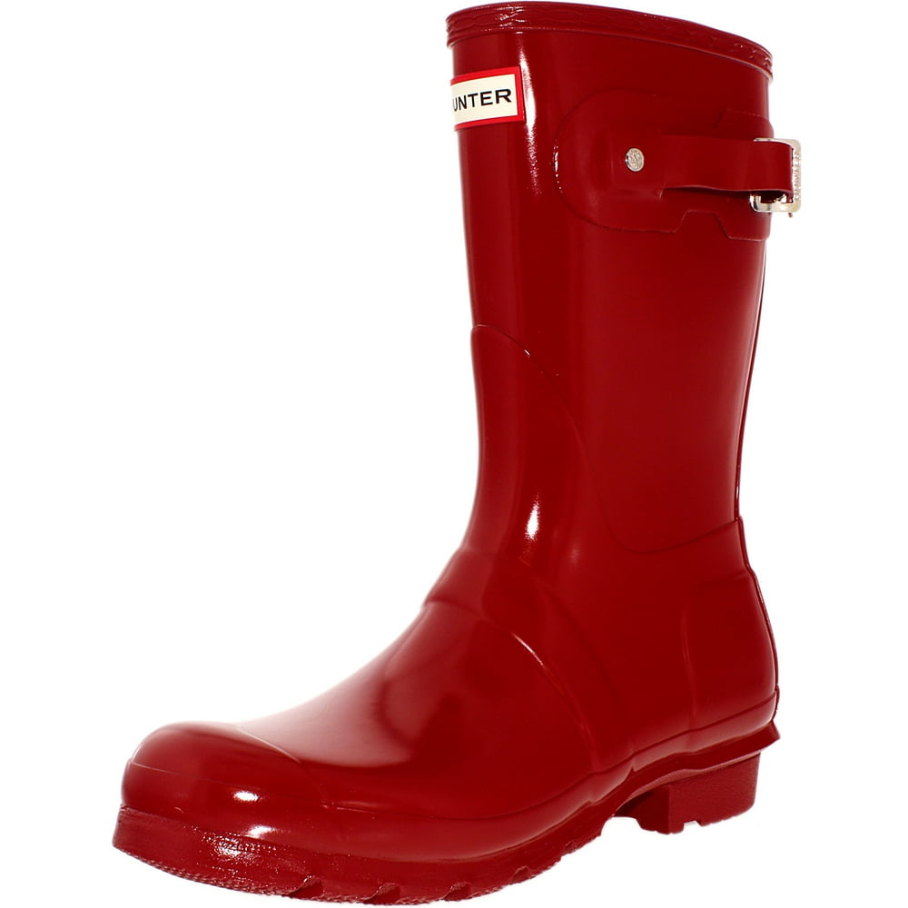 hunter original short gloss waterproof rain boot