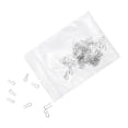 thumbnail image 1 of KLKCMS 100 Pieces Hanging Pins 1cm Hanger Hooks for Ceramic Ornaments Porcelain DIY R shaped, 1 of 9