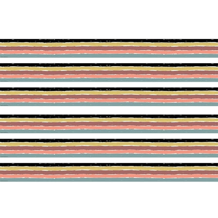 Teacher Created Resources Wonderfully Wild Stripes Straight Border Trim, 35 Feet Per Pack, 6 Packs