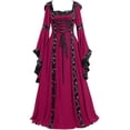 thumbnail image 1 of Vestido medieval de Halloween YONGSHENG disfraz de cosplay gótico renacentista talla grande, 1 of 5