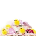 thumbnail image 3 of 60pcs Easter Mini Chicks Chenille Easter Chicken Decorations Cartoon Fluffy Plush Farm Chicken Figures Kids DIY Easter Easter Basket Stuffers Party Favors, 3 of 7